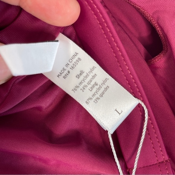 Andie Swim Lagos One Piece Swimsuit Plum Large NWT - Picture 10 of 12